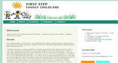 Desktop Screenshot of firststepfamilychildcare.com